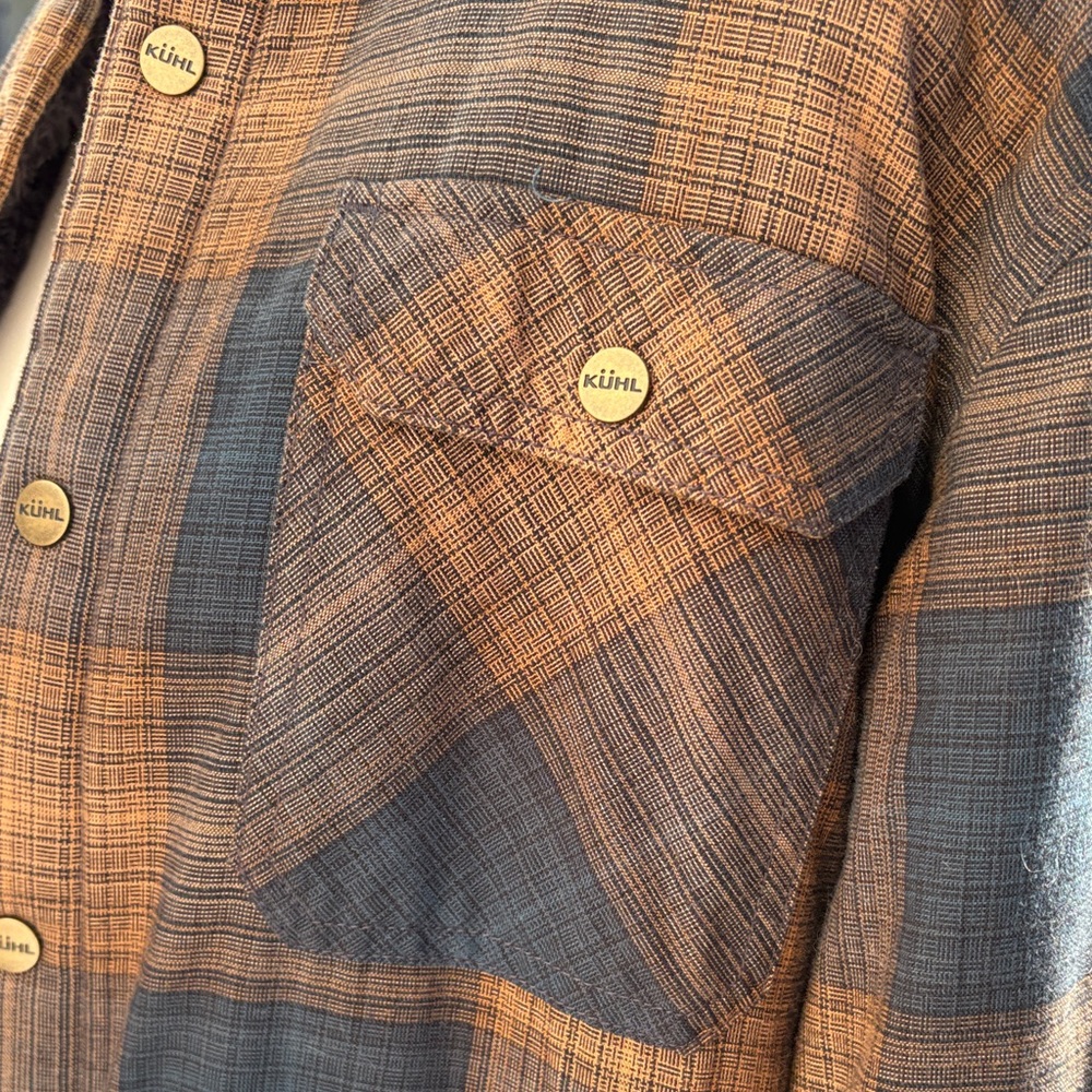 Plaid Button-Up Jacket - image 8
